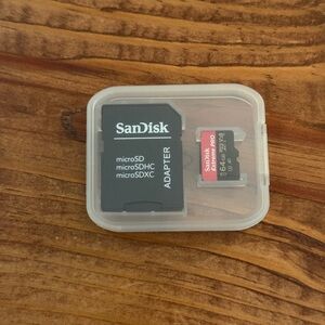 Standisk extreme pro 64GB microSD card and adapter